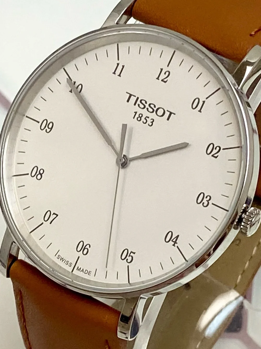Tissot 1853 Swiss Made T-Classic Everytime Stainless Steel Dress Watch 42mm